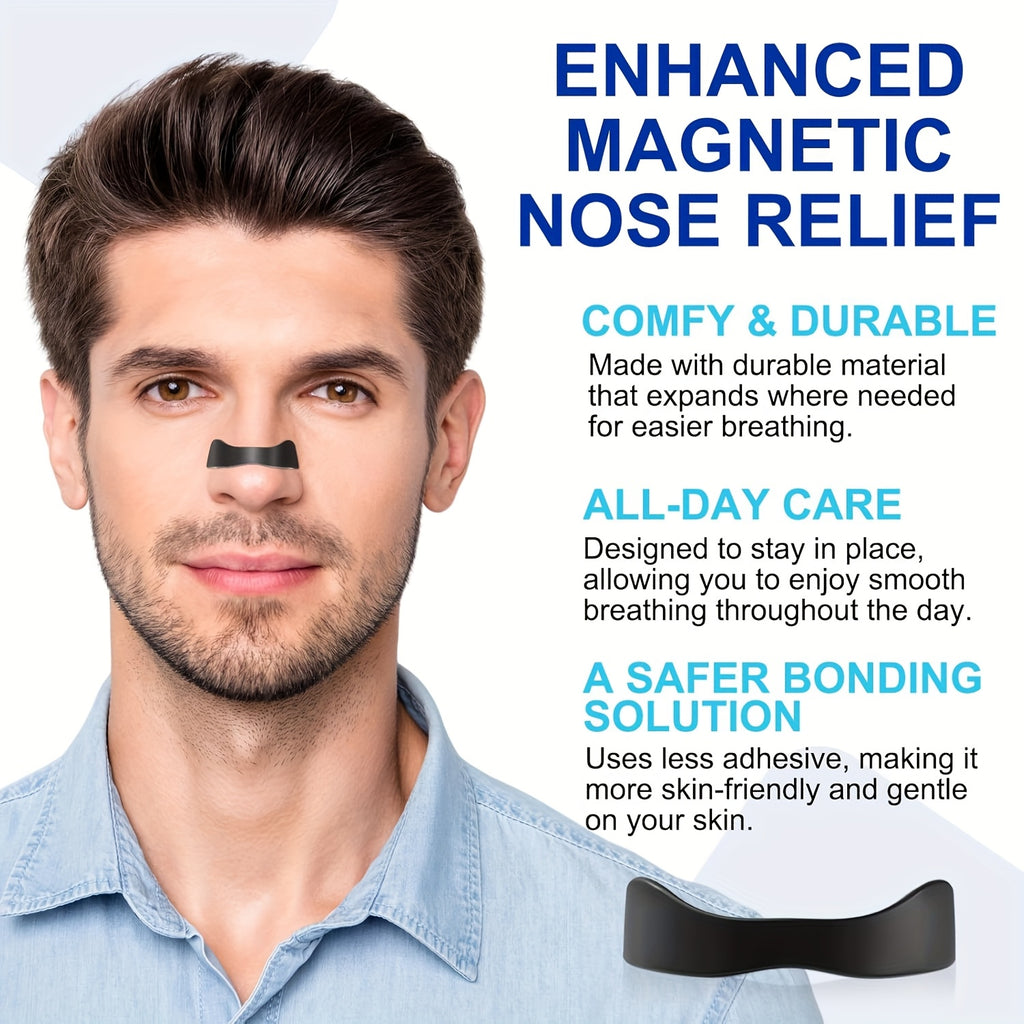 60 Magnetic Nasal Strips Designed to Prevent Snoring - Enhance Oxygen Supply