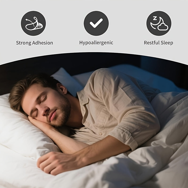 Mouth Tape for Better Sleep - 30 Breathable Anti-Snoring Strips