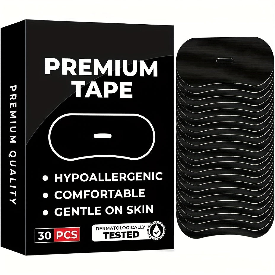 Mouth Tape for Better Sleep - 30 Breathable Anti-Snoring Strips